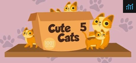 1001 Jigsaw. Cute Cats 5 PC Specs