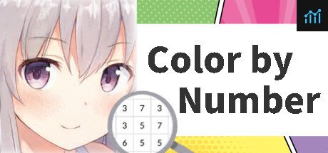 Anime Manga Style Girl - Color By Number Pixel Art Coloring PC Specs